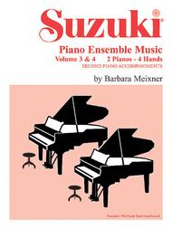 Suzuki Piano Ensemble Music for Piano Duo, Volumes 3 & 4