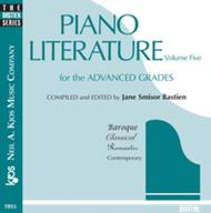 Piano Literature, Volume 5 (CD)