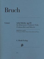 Eight Pieces Op. 83 for Clarinet (Violin), Viola (Violoncello) and Piano