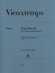 Elegie for Viola and Piano Op. 30