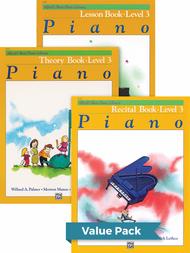 Alfred's Basic Piano Course - Lesson, Theory, Recital Level 3 (Value Pack)