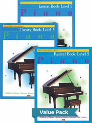Alfred's Basic Piano Course - Lesson, Theory, Recital Level 5 (Value Pack)