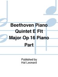 Beethoven Piano Quintet E Flt Major Op 16 Piano Part