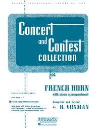 Concert and Contest Collections - French Horn (Piano Accompaniment Part)
