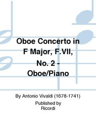 Oboe Concerto in F Major, F.VII, No. 2 - Oboe/Piano