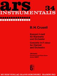 Clarinet Concerto In F Minor, Op. 5 - Clarinet/Piano
