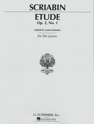 Etude In C# Minor, Op. 2, No. 1 - Piano Solo