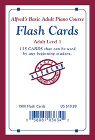 Alfred's Basic Adult Piano Course Flash Cards