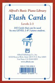 Alfred's Basic Piano Library Flash Cards, Book 2 & 3
