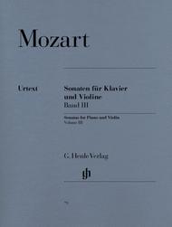 Sonatas for Piano and Violin - Volume III