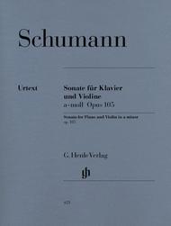 Sonata No. 1 in A minor Op. 105 for Piano and Violin