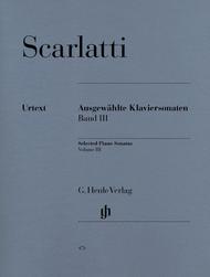 Selected Piano Sonatas, Volume III