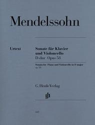 Sonata for Piano and Violoncello D Major Op. 58