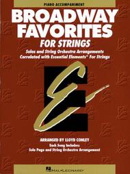 Broadway Favorites For Strings - Piano Accompaniment