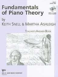 Fundamentals Of Piano Theory, Level 1 - Answer Book