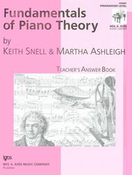 Fundamentals Of Piano Theory, Prep-Answer Book