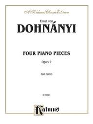 4 Piano Pieces Op 2