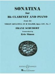 Sonatina for Bb Clarinet and Piano