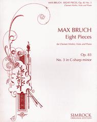 Eight Pieces for Clarinet (Violin), Viola and Piano, Op. 83