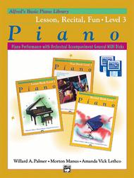 Alfred's Basic Piano Course General MIDI - Lesson, Recital & Fun Books Level 3