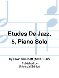 Etudes De Jazz, 5, Piano Solo